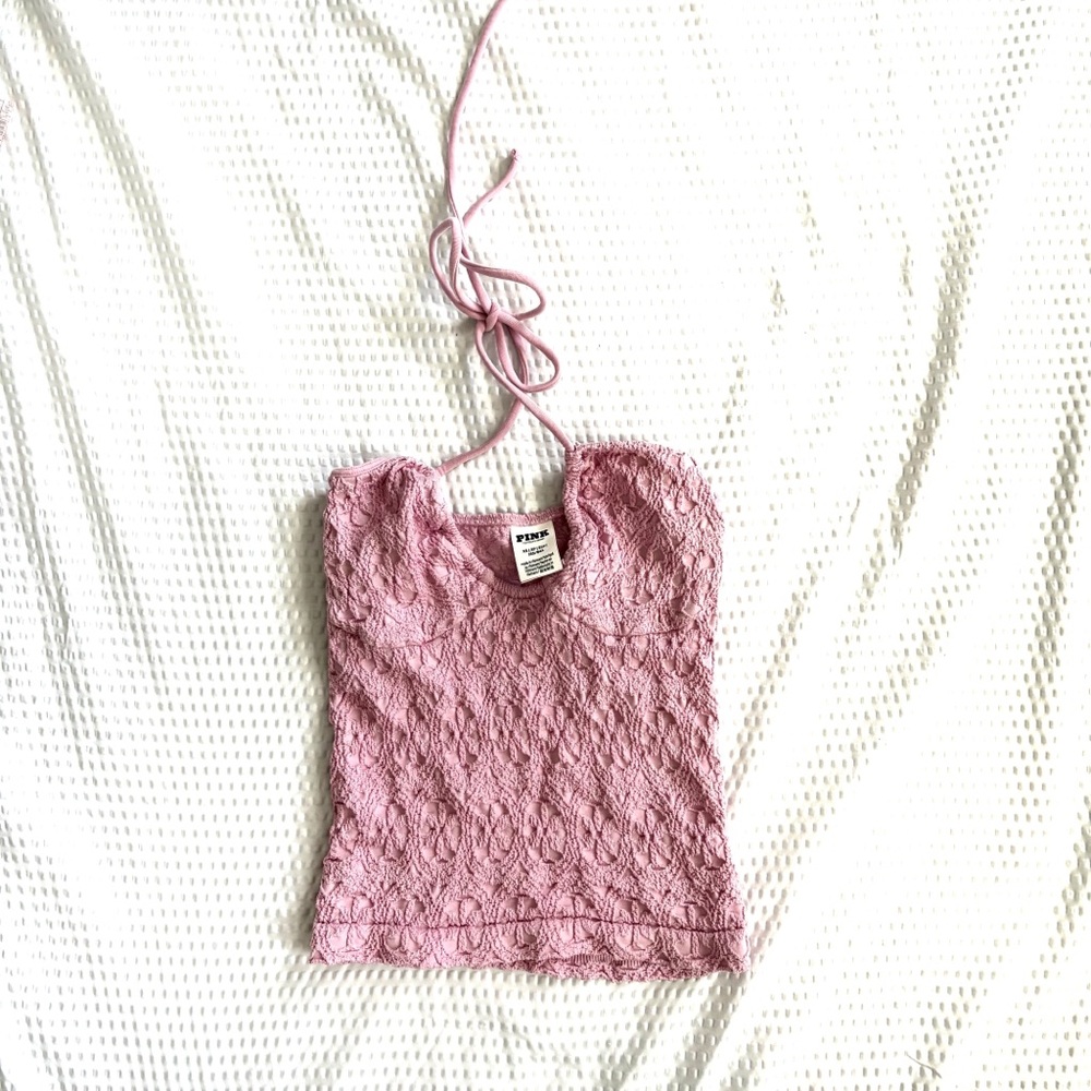 PINK Baby Pink Cami Halter Top